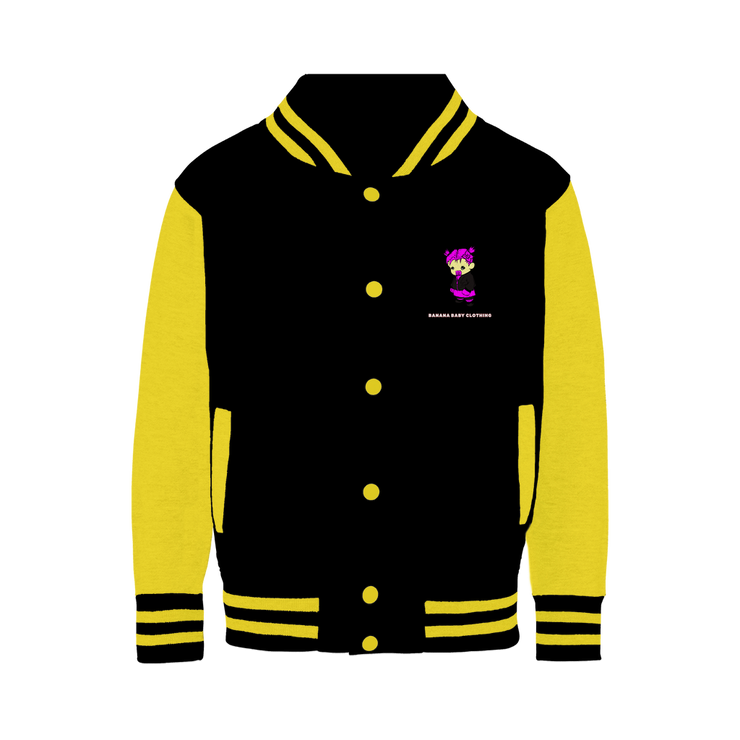 Banana baby girls Varsity Jacket