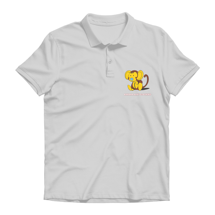 Baby banana monkey Premium Adult Polo Shirt