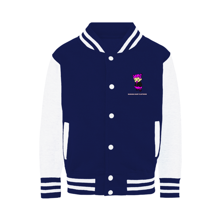 Banana baby girls Varsity Jacket