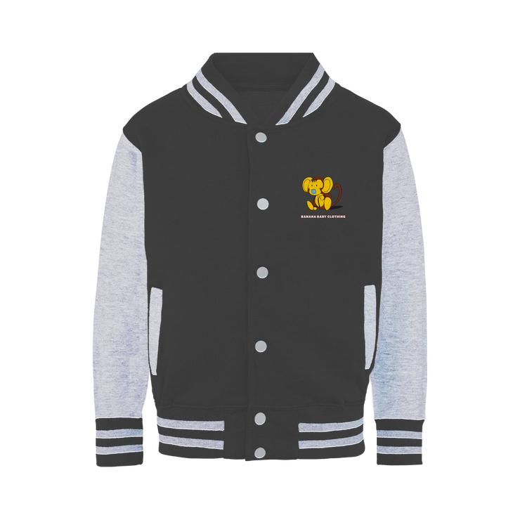 Baby banana monkey Varsity Jacket