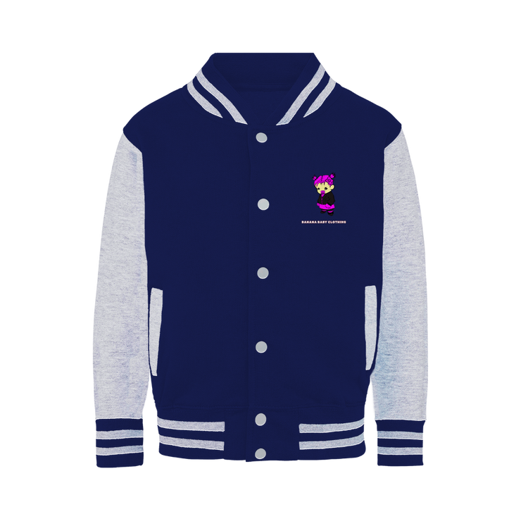 Banana baby girls Varsity Jacket