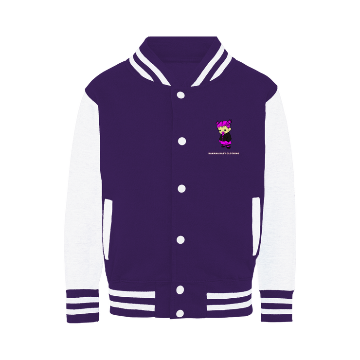 Banana baby girls Varsity Jacket