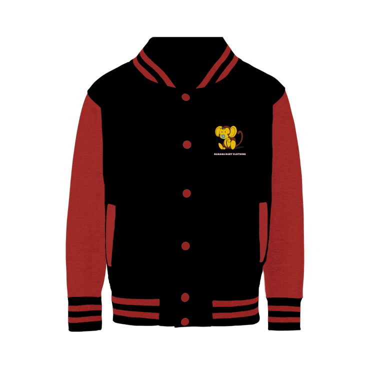 Baby banana monkey Varsity Jacket