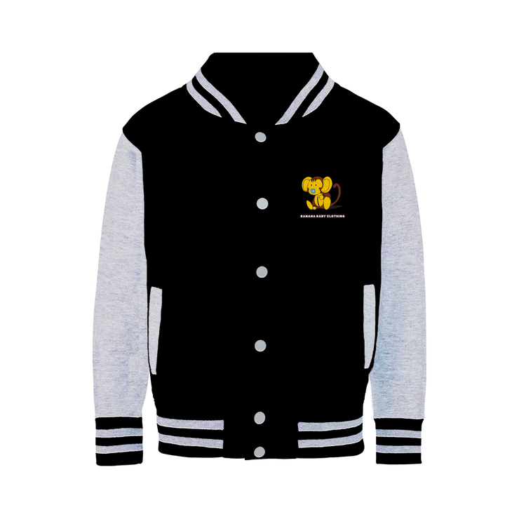 Baby banana monkey Varsity Jacket