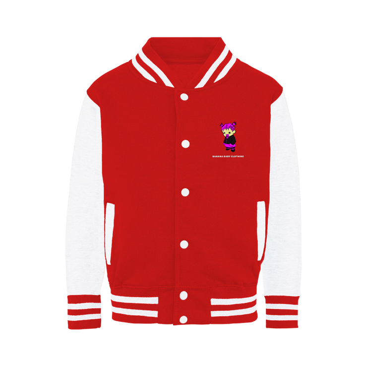 Banana baby girls Varsity Jacket