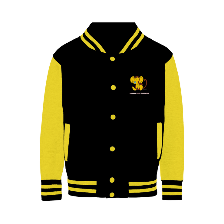 Baby banana monkey Varsity Jacket