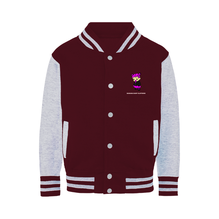 Banana baby girls Varsity Jacket