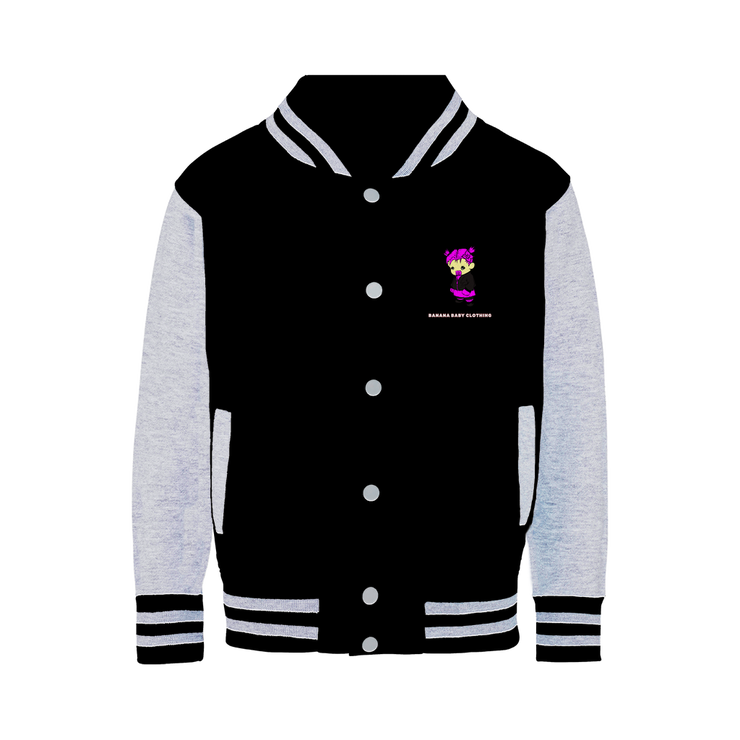 Banana baby girls Varsity Jacket