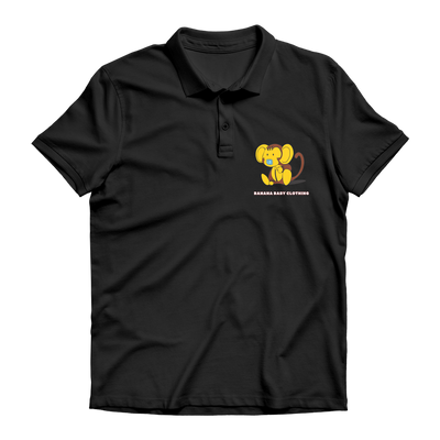 Baby banana monkey Premium Adult Polo Shirt